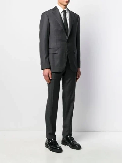 Shop Canali Formal Suit In Grey