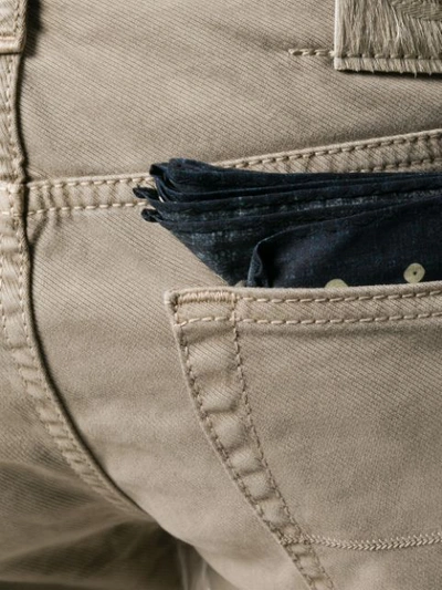 Shop Jacob Cohen Straight-leg Trousers In Neutrals