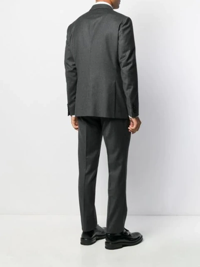 Shop Etro Tailored Two Piece Suit In Grey