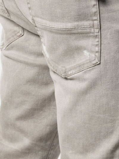 Shop Amiri Skinny-fit Jeans In Grey