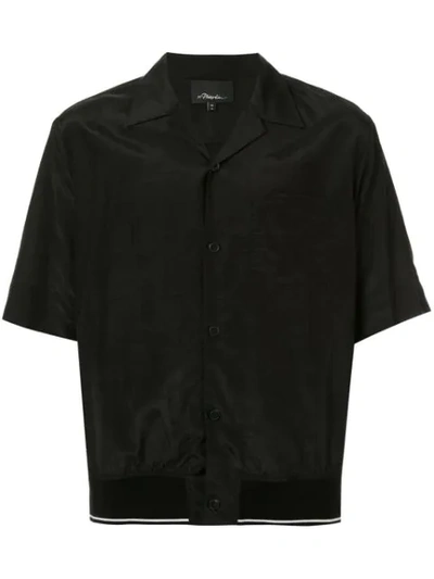 Shop 3.1 Phillip Lim / フィリップ リム Ribbed-hem Souvenir Shirt In Black