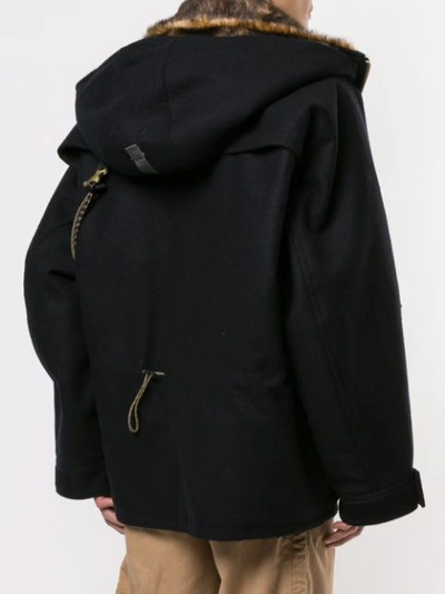 KOLOR 对比贴花夹克 - 黑色