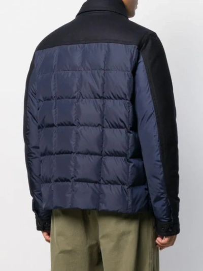 Shop Belstaff Retreat Quilted Jacket In Blue