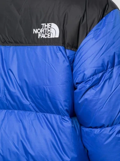 Shop The North Face Zip Padded Jacket In Blue