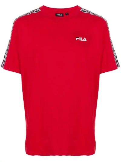 Shop Fila Logo Tape T In Red