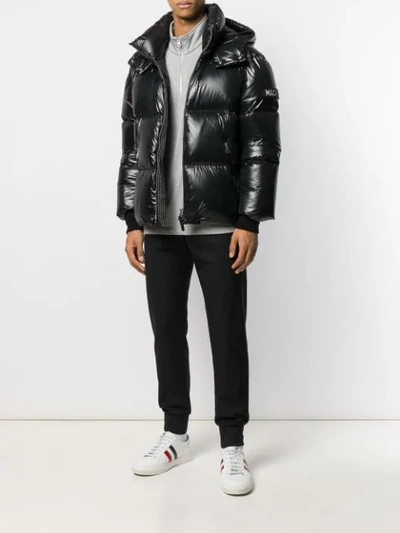 LOGO PATCH FEATHER DOWN JACKET