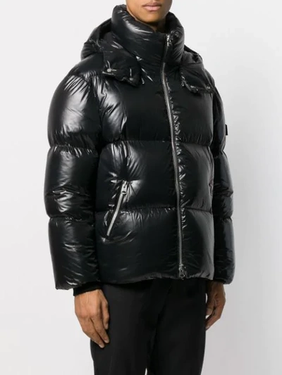 LOGO PATCH FEATHER DOWN JACKET