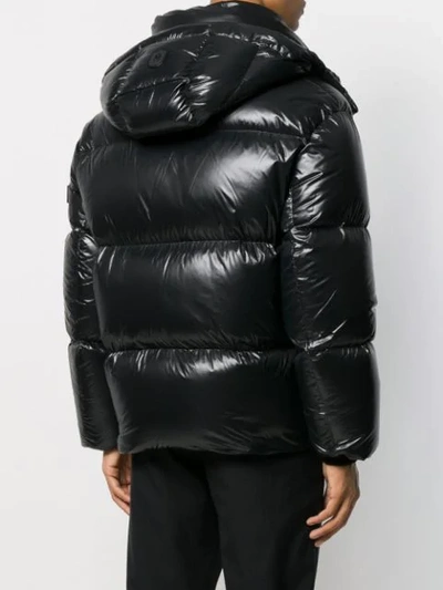 LOGO PATCH FEATHER DOWN JACKET