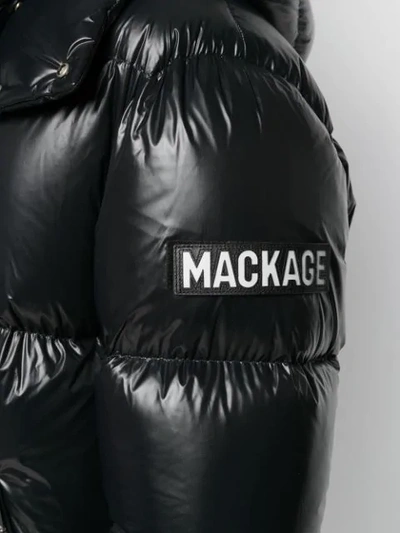LOGO PATCH FEATHER DOWN JACKET
