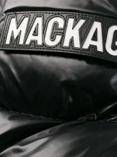 LOGO PATCH FEATHER DOWN JACKET