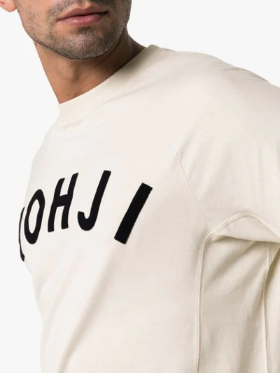 Shop Y-3 Yohji T-shirt - Neutrals