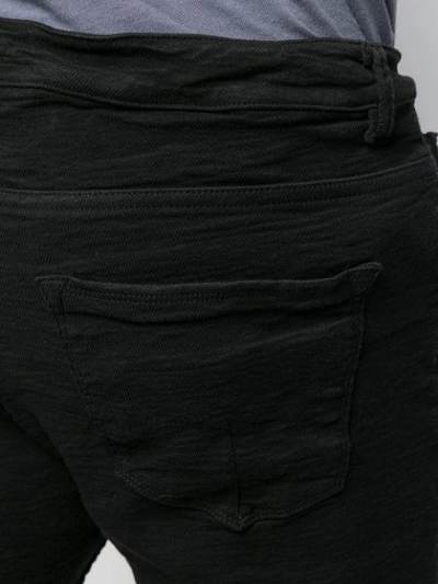 Shop Poème Bohèmien Skinny Trousers In Black