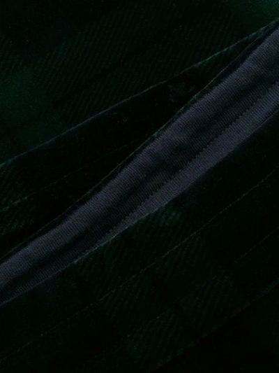 Polo Ralph Lauren Tartan Print Joggers In Green