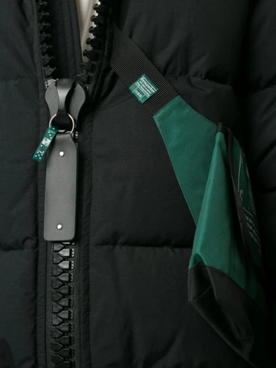 Shop Miharayasuhiro Crossbody Bag Puffer Jacket In Black