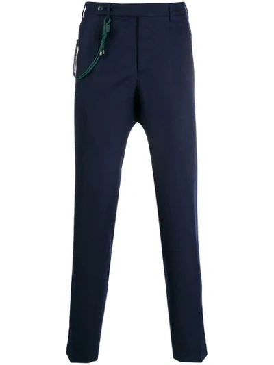 Shop Berwich Raffi Tailored Trousers In Blue