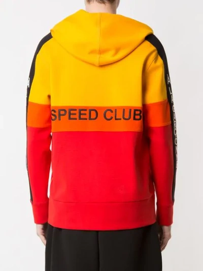 Shop À La Garçonne Sport Speed Club  + Hering Hoodie In Yellow