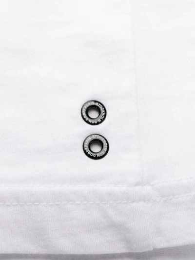 Shop Ron Dorff Eyelet Edition T-shirt In White