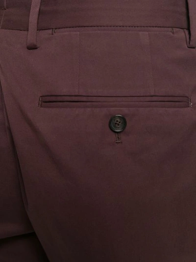 Shop Ermenegildo Zegna Straight Leg Chinos In Brown