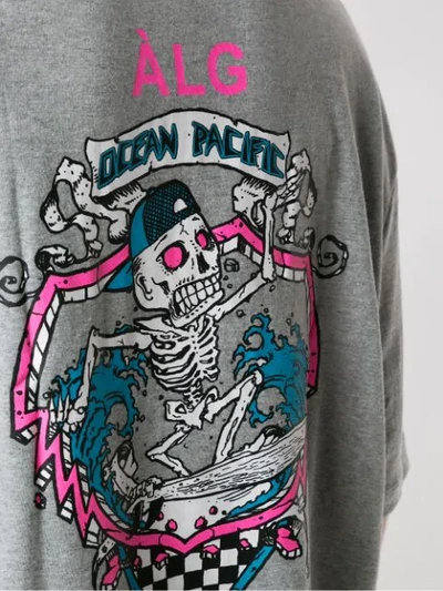 Shop Àlg Dead Surfer + Op Oversized T-shirt In Grey