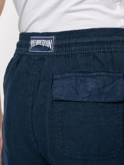 Vilebrequin Drawstring Track Trousers In Blue