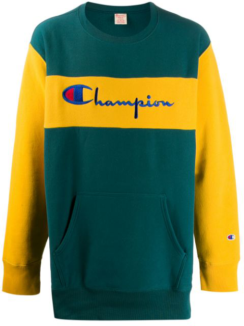 champion yellow sweater