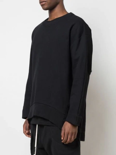 Mostly Heard Rarely Seen Only The Denim On My Back Sweatshirt In Black
