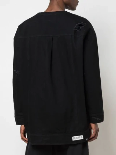 Mostly Heard Rarely Seen Only The Denim On My Back Sweatshirt In Black