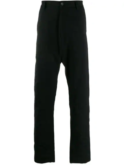 Shop Poème Bohèmien Drop-crotch Trousers In Black
