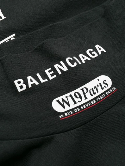 Shop Balenciaga Long-sleeve High Neck T-shirt In Black