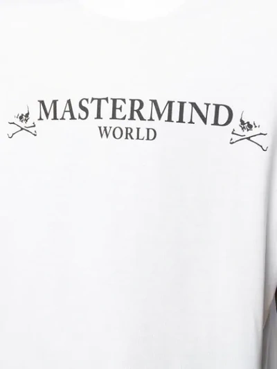 Shop Mastermind Japan Logo Print T-shirt In White