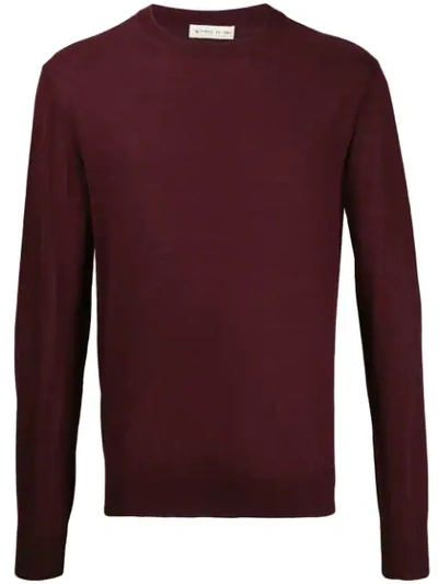 Shop Etro Crew Neck Jumper In Red