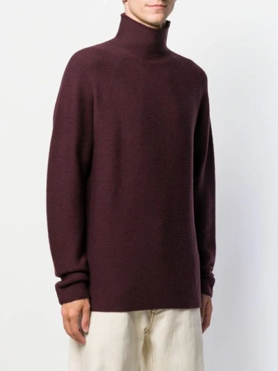 Shop Christian Wijnants Turtleneck Sweater In Red