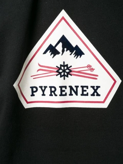 Shop Pyrenex Marcus Logo-print Hoodie In Black