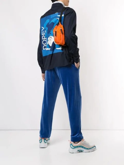 Shop Iceberg Dopey Graphic Print Shirt In Blue