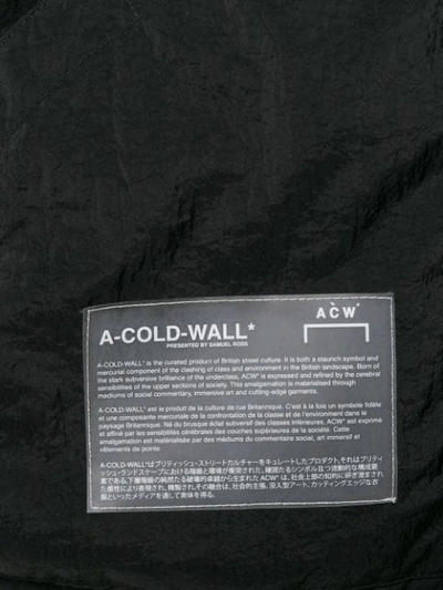 Shop A-cold-wall* Lightweight Hooded Jacket In Black