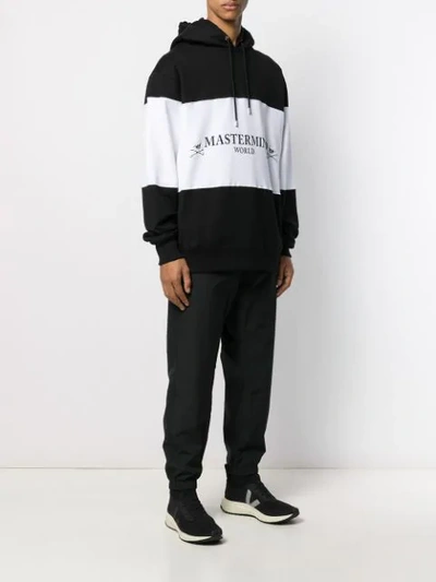 Shop Mastermind Japan Mastermind Sweatshirt (mw19s03-sw058-006) (f9) Black White