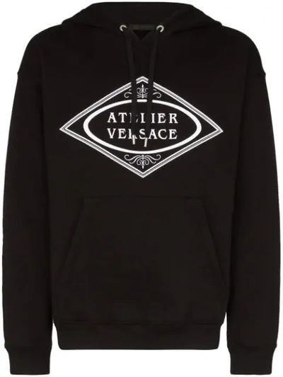 VERSACE ATELIER VERSACE HOODIE - 黑色