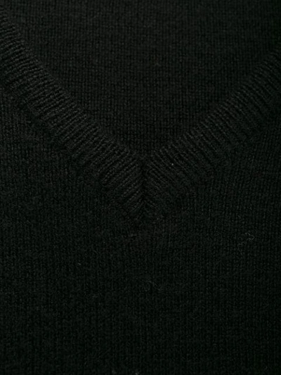 Pre-owned Giorgio Armani 1990's Sleeveless Knitted Vest In Black