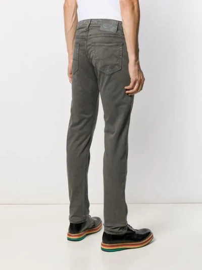 Shop Jacob Cohen Slim Fit Jeans In Grey