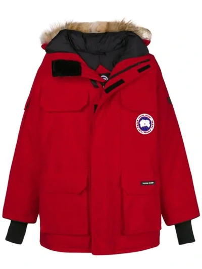 Shop Canada Goose Expedition Parka In 11 Red Rouge