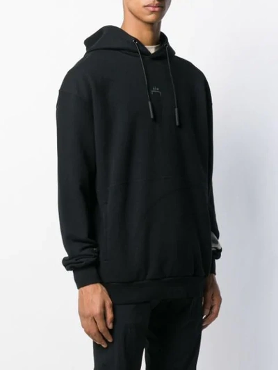 Shop A-cold-wall* Logo Patch Hoodie In Black