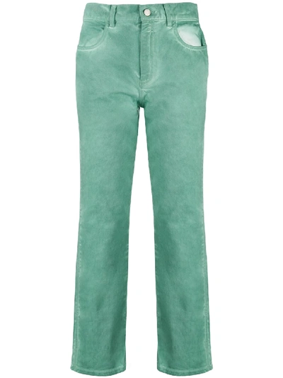 Shop Roseanna Straight-leg Jeans In Green