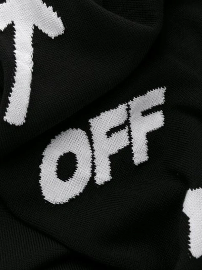 Shop Off-white Kapuzenpullover Mit Logo In Black