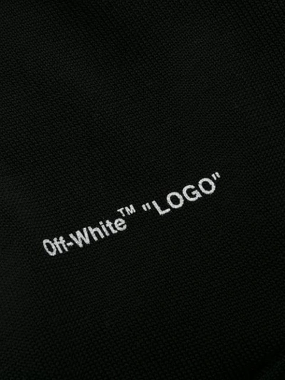 Shop Off-white Kapuzenpullover Mit Logo In Black