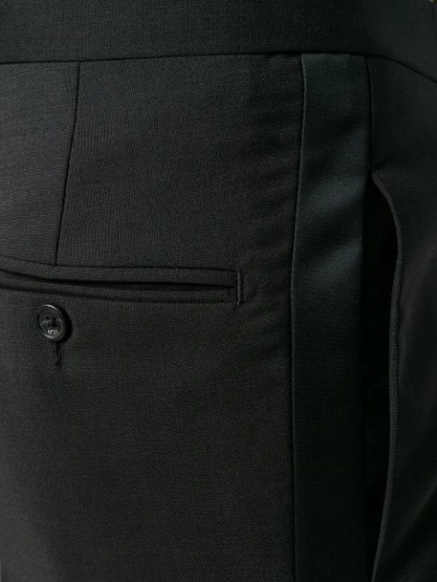 Shop N°21 Slim Fit Tailored Trousers In Black