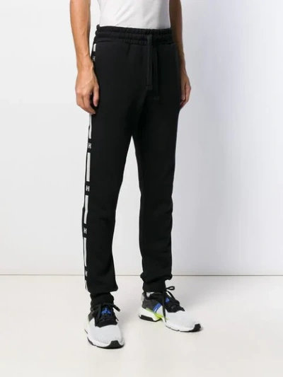 Shop Tommy Hilfiger X Lewis Hamilton Side Stripe Track Pants In Black