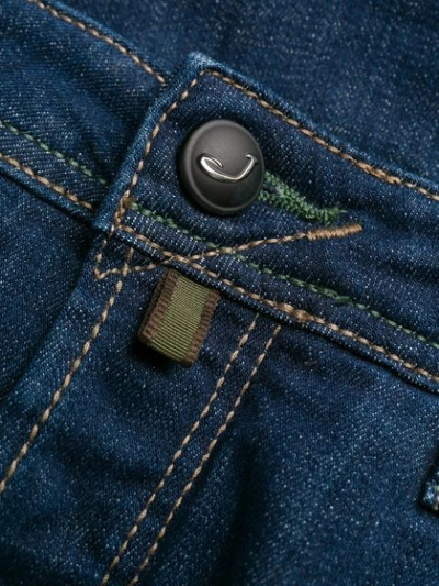 Shop Jacob Cohen Five Pocket Design Jeans In Blue