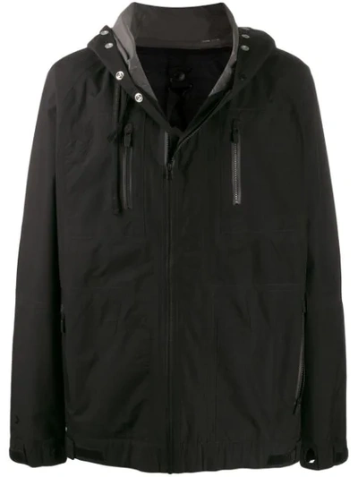 Takahiromiyashita The Soloist Takahiromiyashita Thesoloist. Black Converse Edition Packable Gore-tex® Jacket In Black