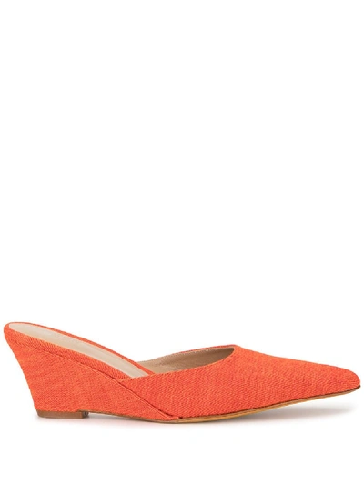 Shop Maryam Nassir Zadeh Cleo Sandals In Orange