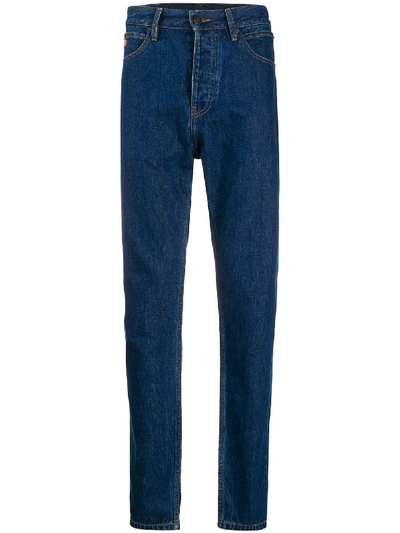 Shop Calvin Klein Jeans Est.1978 Straight Leg Jeans In Blue